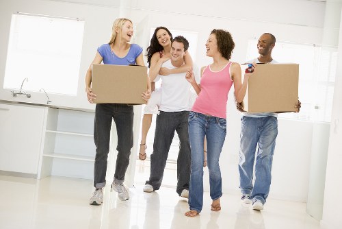 Man with van service helping with a local move in West Hampstead