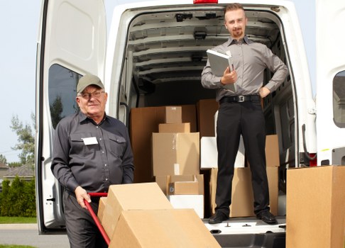 Checklist and packing supplies for a house move in West Hampstead