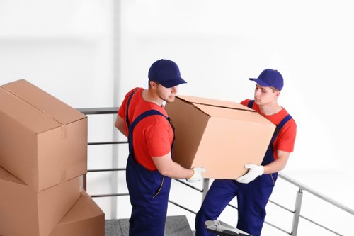 Professional removal van service in Westhampstead neighborhood