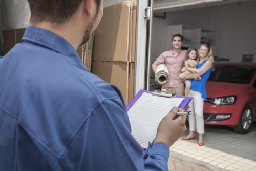 Man With Van West Hampstead moving service in a local residential street