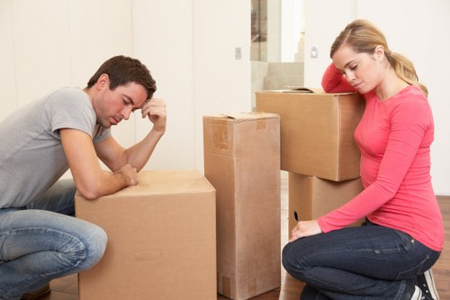 Movers carrying furniture for a same day relocation in Westhampstead
