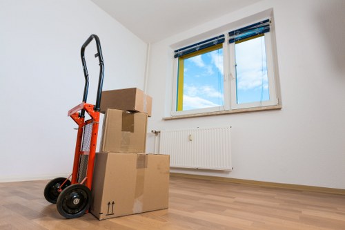 PPE used during a man and van Westhampstead move