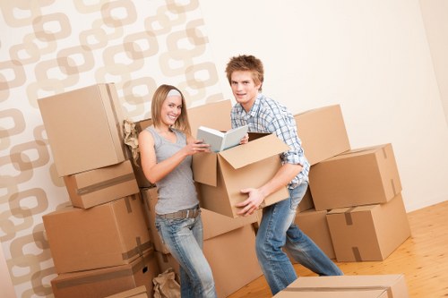 House removal service preparation for a Westhampstead move